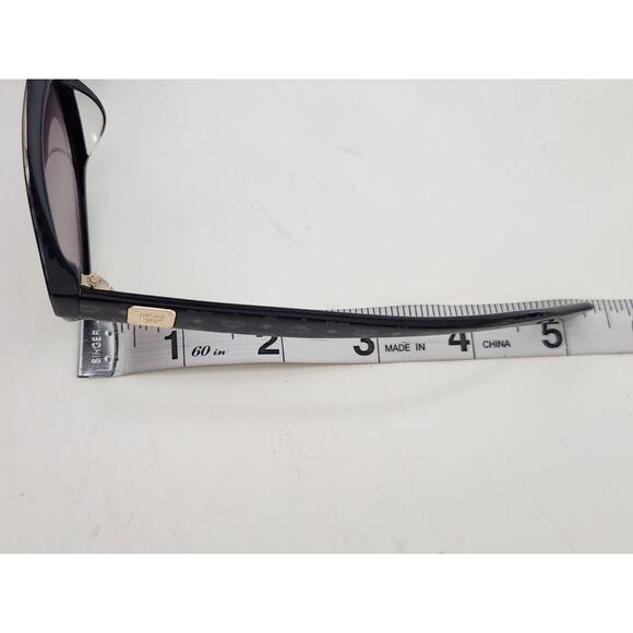 MCM Cat Eye Women's Sunglasses Black Visetos Gray Radiant MCM633SAN-006 - Picture 9 of 10